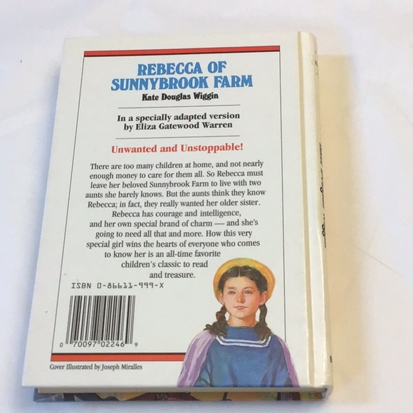 COPY - 🎉2/15.00🎉Great Illustrated Classics,rare,Rebecca of Sunnybrook Farm,Hard… - Picture 2 of 11